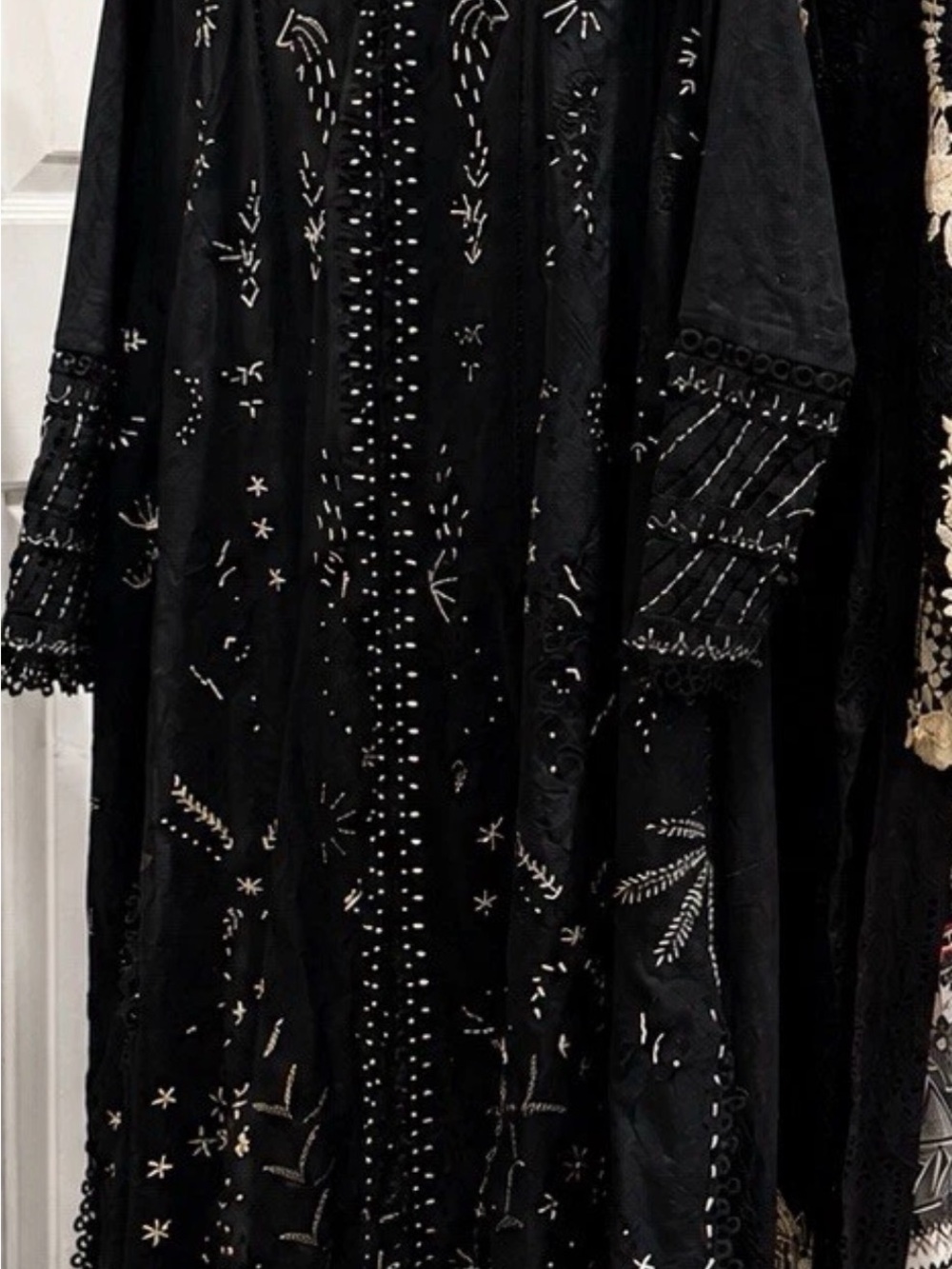 Suffuse by Sana Yaser Embroidered Black Long Sleeve Women's Dress